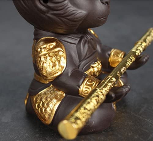 Małpi Król w Medytacji Dekoracyjny Posąg z Charakterem 2