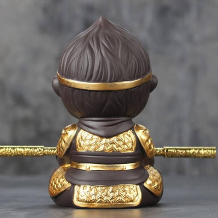 Małpi Król w Medytacji Dekoracyjny Posąg z Charakterem 4