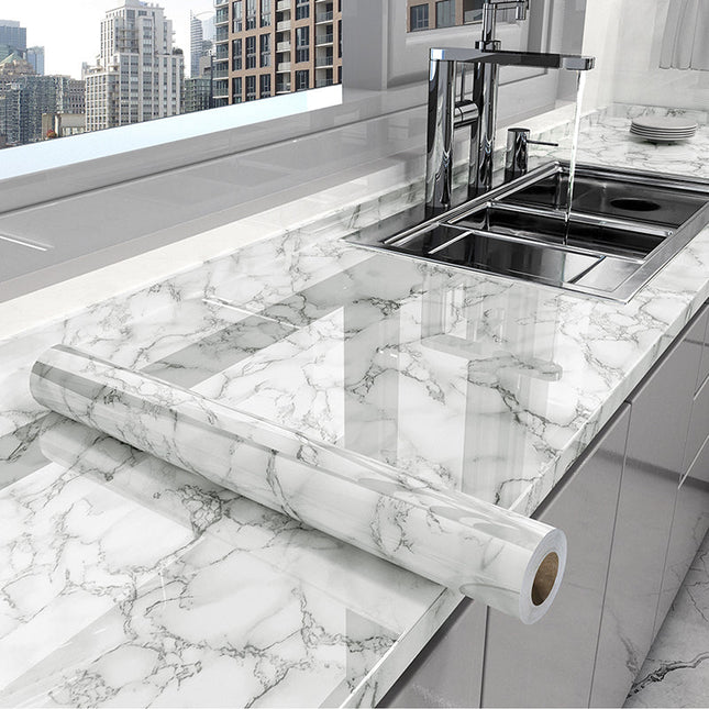 Marble Luxury | Folia kuchenna samoprzylepna, odporna na olej 1