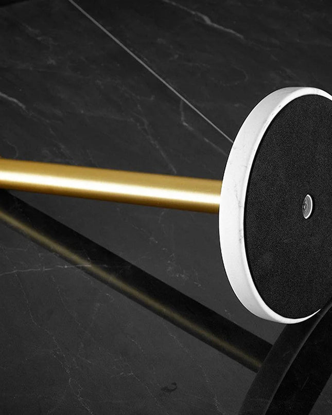 Marmurowo-złoty uchwyt na ręczniki kuchenne – stylowy design na duże i standardowe rolki 6
