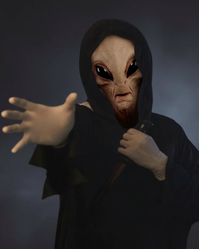 Maska Halloween Kosmity z realistycznym wyglądem, lateksowa pełna osłona głowy idealna do kostiumów 3