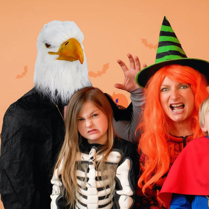 Maska Kostiumowa Orła z realistycznym wyglądem, idealna na Halloween i imprezy tematyczne, wygodne nakry 3