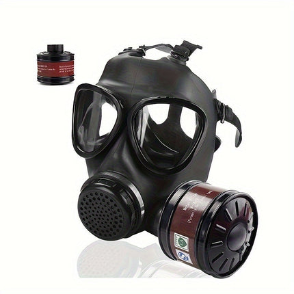 Maska przeciwgazowa pełnotwarzowa z filtrem węglowym 40 mm – taktyczna ochrona przed zagrożeniami chemicznymi 1