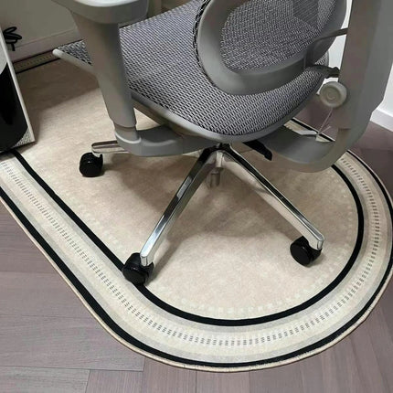 Mata Pod Krzesło Biurowe z Antypoślizgowym Spodem, nowoczesny geometryczny wzór, ideal 1