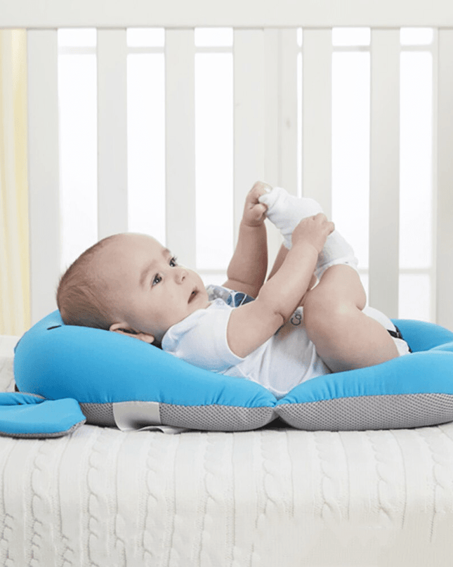 Mata do Kąpieli dla Niemowląt z Antypoślizgową Powierzchnią – Ergonomiczna, Miękka Tkanina Lycra, 55 cm x 35 cm 1