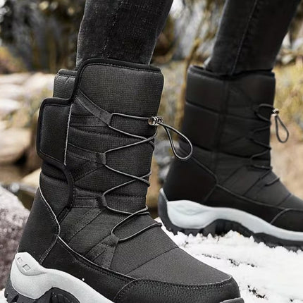 Męskie Wodoodporne Buty Zimowe z Antypoślizgową Podeszwą – Ciepłe i Wygodne na Zimowe Spacery 1