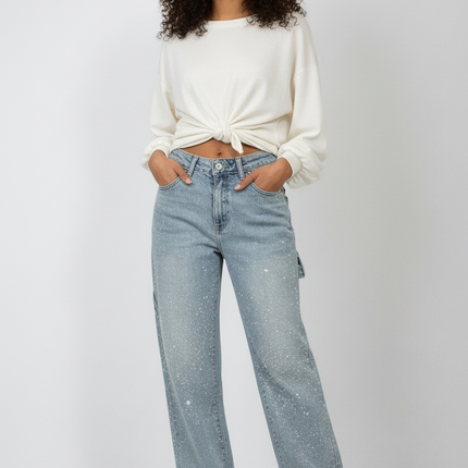 Męskie jeansy z prostymi nogawkami i efektem vintage denim – wygoda na każdą porę roku 0