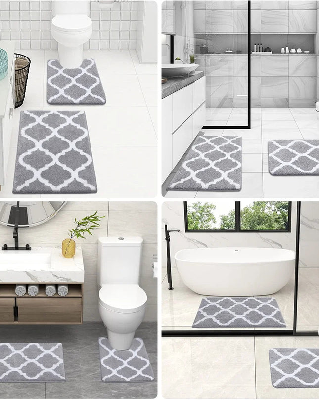 MicroSoftSet | Zestaw dywaników łazienkowych z mikrofibry 1