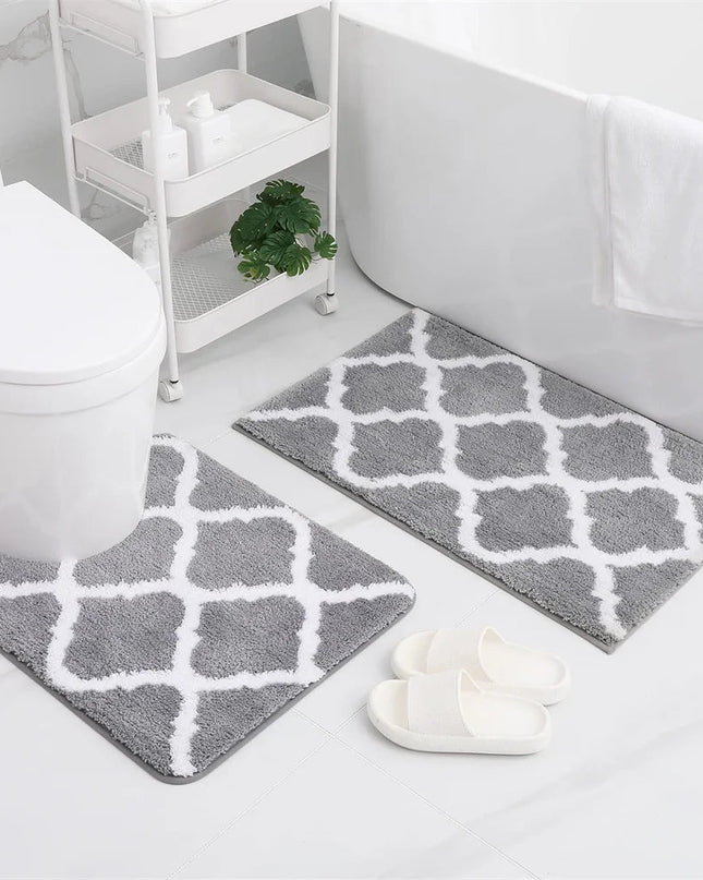 MicroSoftSet | Zestaw dywaników łazienkowych z mikrofibry 4