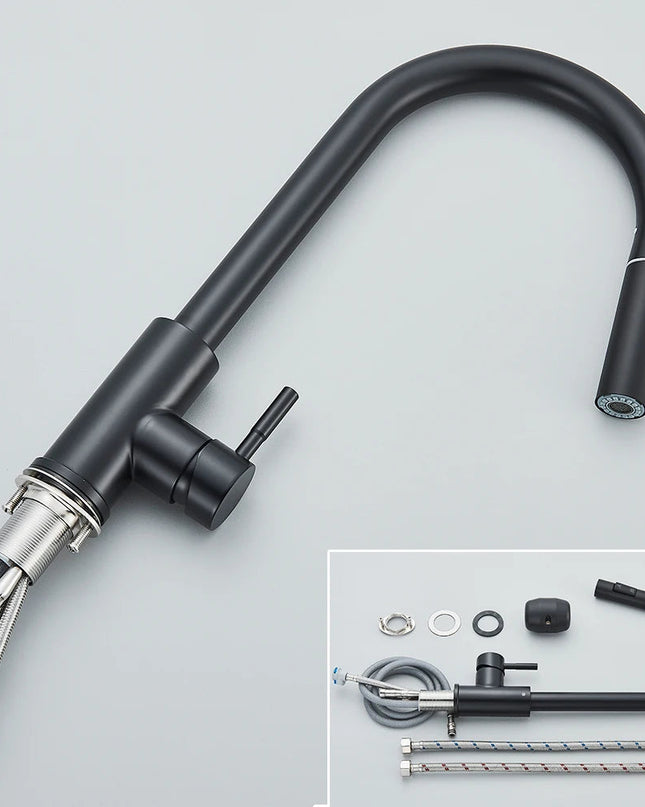 MidnightSpray | Elegancka bateria kuchenna montowana na blacie 2