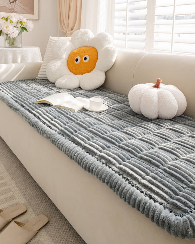 Miękka Flanelowa Mata dla Psów z Ochroną Mebli – Wygodne Miejsce do Odpoczynku, Antypoślizgowy Spód, Stylowy Design 5