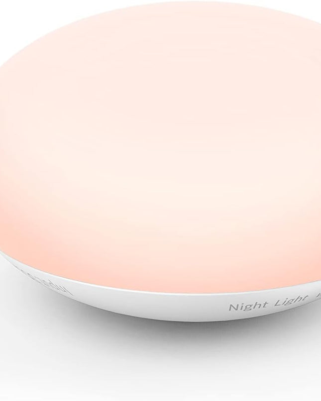 Miękka silikonowa lampka nocna dla dziecka z płynnym przyciemnianiem – przenośna i ładowalna lampka nocna do pokoju dziecięcego 0