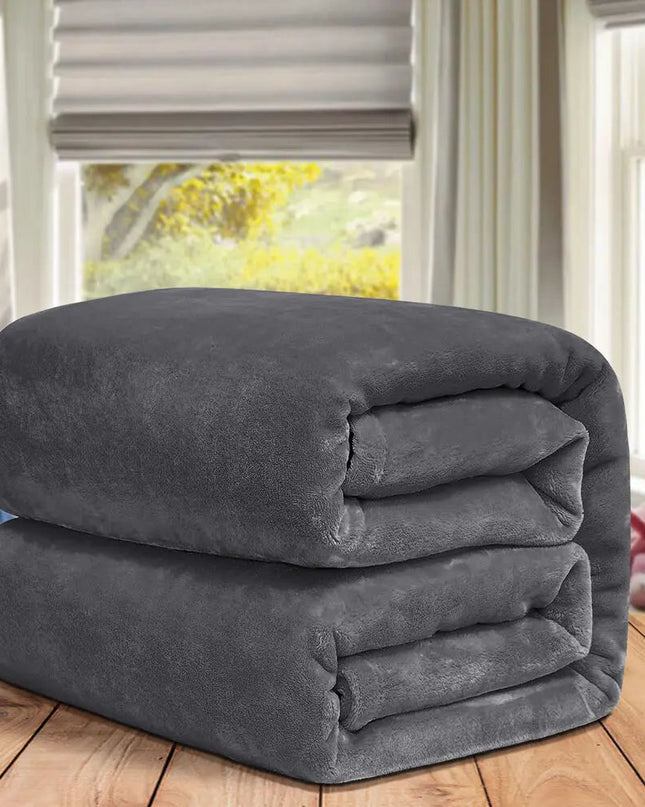Miękki Koc Fleece dla Ciepłych Wieczorów 0