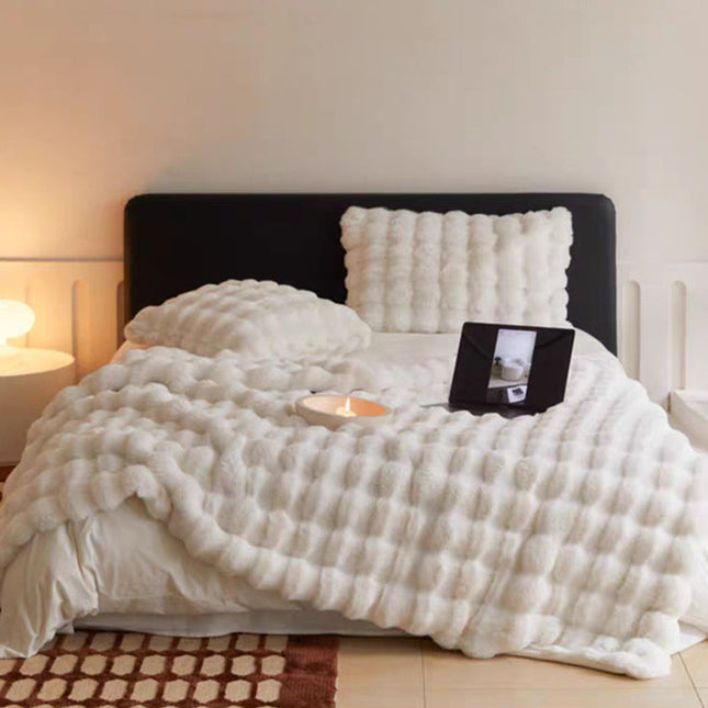 Miękki koc polarowy – koc grzewczy zapewniający najwyższy komfort, idealny do użytku wewnątrz i na zewnątrz, lekki i nadający się do prania w pralce 8