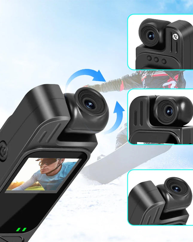Mini Kamera 1080P HD z 1,3-calowym Ekranem i Noktowizorem na Podczerwień – Przenośny Rejestrator Wideo 2