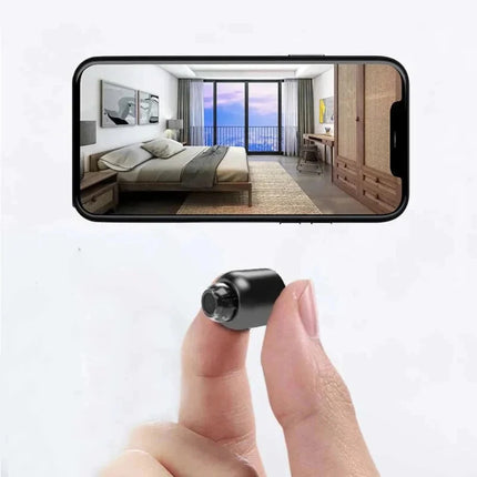 Mini kamera bezpieczeństwa WiFi w rozdzielczości 1080P HD, z detekcją ruchu i możliwością wid 0