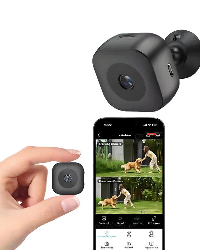 Mini Kamera WiFi z Wykrywaniem Ruchu i Full HD 1080P – Kompaktowa Kamera Bezpieczeństwa 1