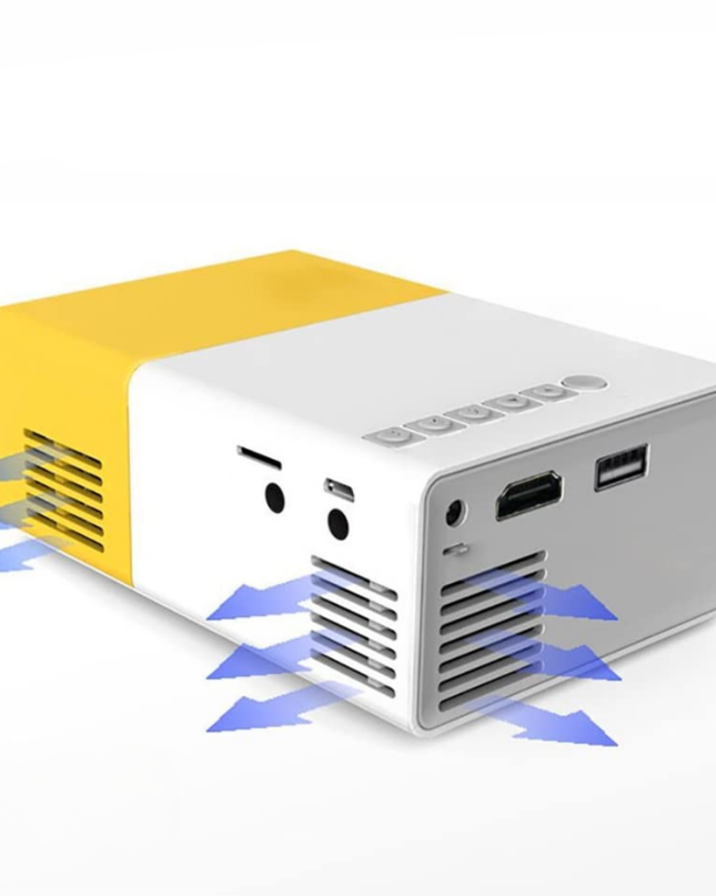 Mini projektor z łącznością HDMI do kina domowego – przenośny wyświetlacz o przekątnej 100 cali 2