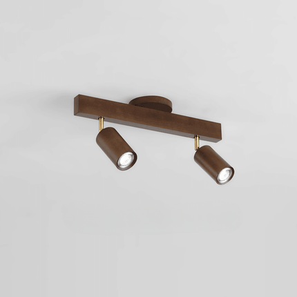 Minimalistyczna lampa sufitowa z regulowanym światłem – naturalne drewno, skandynawski design – Ø30 cm 7