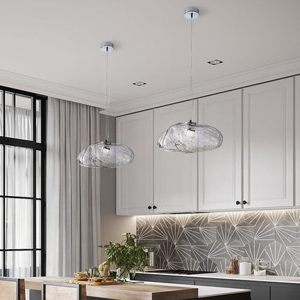 Minimalistyczna lampa wisząca Bubble z dmuchanego szkła – Elegancka dekoracja do wnętrz 2