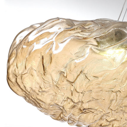 Minimalistyczna lampa wisząca Bubble z dmuchanego szkła – Elegancka dekoracja do wnętrz 7