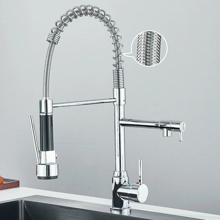 ModernFaucet | Jednouchwytowa z podwójną wylewką 0