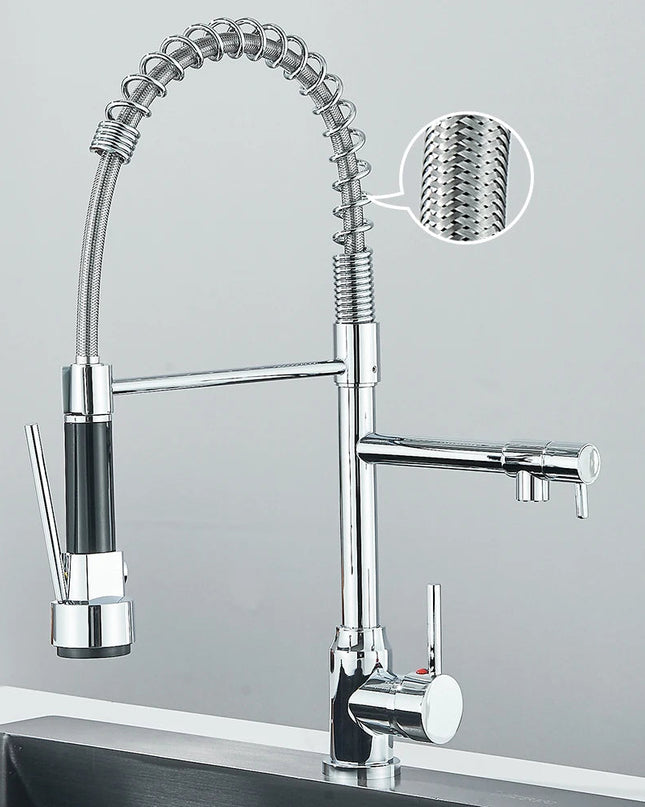 ModernFaucet | Jednouchwytowa z podwójną wylewką 0