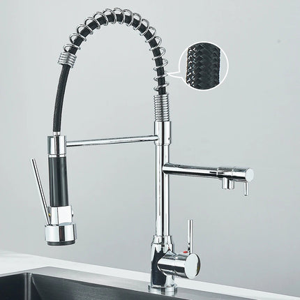 ModernFaucet | Jednouchwytowa z podwójną wylewką 8