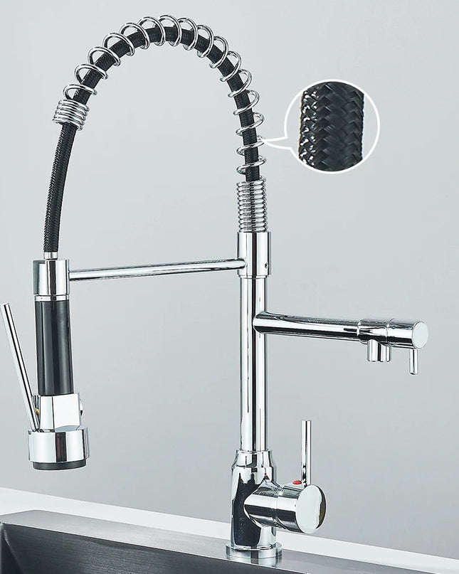 ModernFaucet | Jednouchwytowa z podwójną wylewką 8