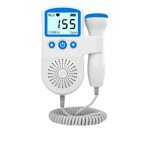Monitor Doppler Tętna Płodu z Wyświetlaczem LED i Sondą 3 MHz, idealny do precyzyj 1