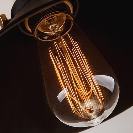 Mosiężna Lampa Wisząca w Kształcie Stożka – Nowoczesny Styl Vintage 2