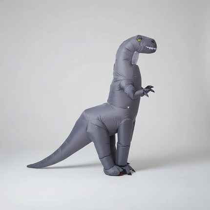Nadmuchiwany kostium dinozaura dla dorosłych, elastyczny strój na Halloween i imprezy tematyczne w 3