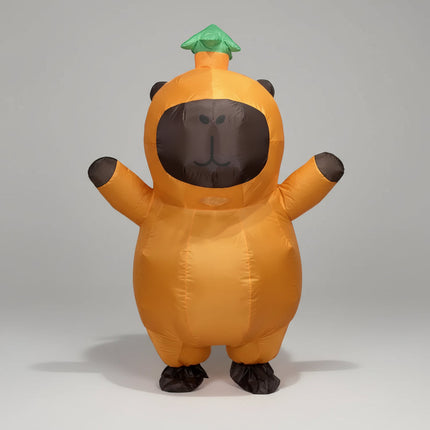 Nadmuchiwany kostium kapibary na Halloween dla dorosłych, idealny do zabawnego cosplayu na imprezy tematy 0