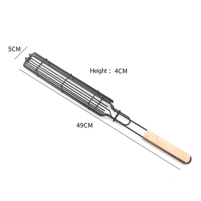 Narzędzie do Kebaba ze Stali Nierdzewnej – Trwałe i Eleganckie do Gotowania w Domu 5