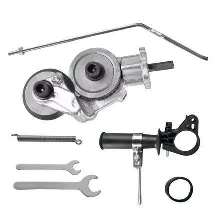 Nasadka do Wiertarki Elektrycznej do Przecinania Blachy i Gałęzi – Ergonomiczna, Trwała, Kompatybilna z Wiertarkami 12V i 21V 7