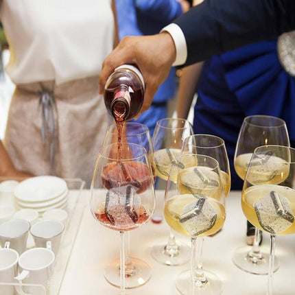 Nierozcieńczające Kostki Lodu ze Stali Nierdzewnej – Idealne do Chłodzenia Napojów, Wielokrotnego Użytku, Szybkie Zamrażanie 4