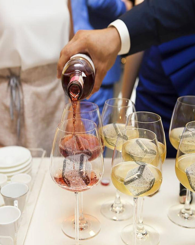 Nierozcieńczające Kostki Lodu ze Stali Nierdzewnej – Idealne do Chłodzenia Napojów, Wielokrotnego Użytku, Szybkie Zamrażanie 4