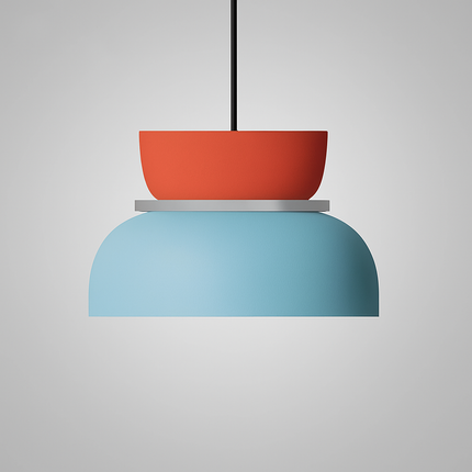 Nordic Hanging Lamp with LED Light – Colorful Metal Shade for Kitchen Pendant Lighting 11