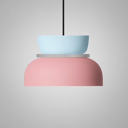 Nordic Hanging Lamp with LED Light – Colorful Metal Shade for Kitchen Pendant Lighting 12
