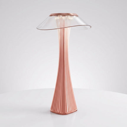 Nowoczesna lampa akcentująca z rzeźbiarskim designem, oferująca ciepłe światło idealne do 4
