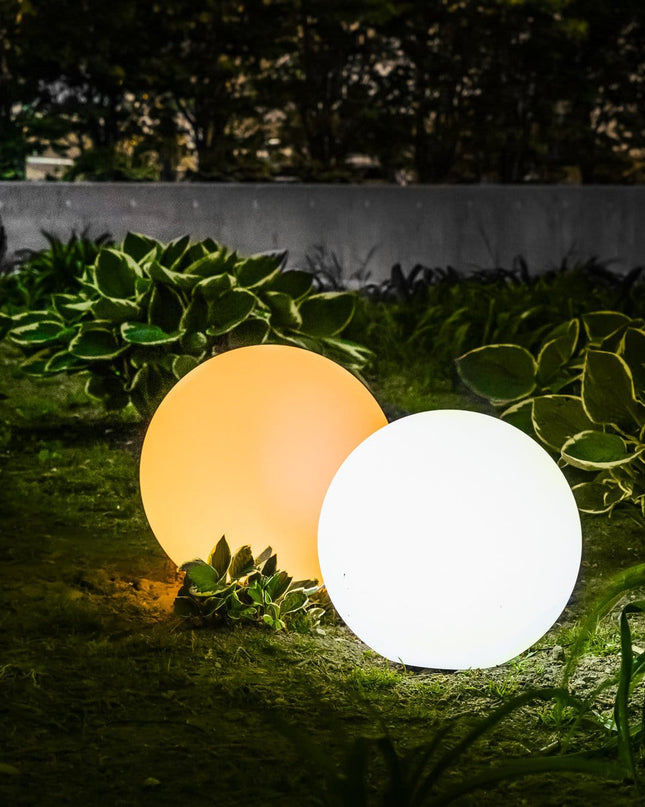 Nowoczesna Lampa Ogrodowa Kula z Pilotem – 16 Kolorów, Bezprzewodowa, Odporna na Warunki Atmosferyczne 5