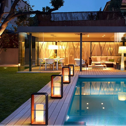 Nowoczesna Lampa Ogrodowa Solarne LED ze Stali Nierdzewnej – Ekologiczne Oświetlenie do Ogrodu i Tarasu, Wodoodporna IP65 2