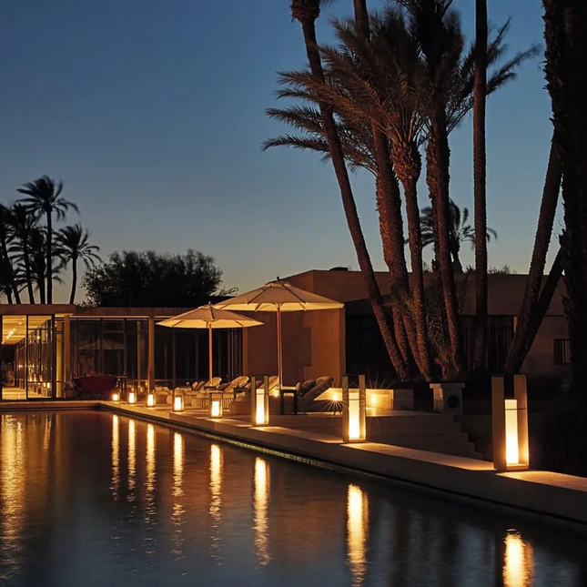 Nowoczesna Lampa Ogrodowa Stojąca LED Solarne Oświetlenie Zewnętrzne, Odporna na Warunki Atmosferyczne, Latarnia Ogrodowa 20cm 5