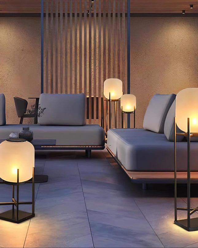 Nowoczesna Lampa Ogrodowa Stojąca Solarno-Wodoodporna z Stali Nierdzewnej i Szkła – Eleganckie Lampy do Ogrodu 5