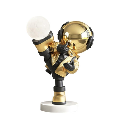 Nowoczesna Lampa Podłogowa Astronaut z Regulowanym Oświetleniem LED – Fantazyjny Design do Salonu i Sypialni 0