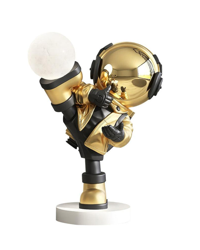 Nowoczesna Lampa Podłogowa Astronaut z Regulowanym Oświetleniem LED – Fantazyjny Design do Salonu i Sypialni 0