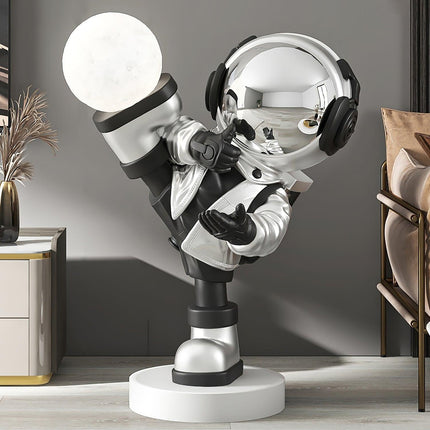 Nowoczesna Lampa Podłogowa Astronaut z Regulowanym Oświetleniem LED – Fantazyjny Design do Salonu i Sypialni 4