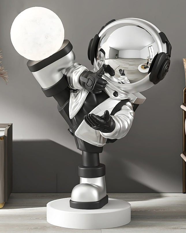 Nowoczesna Lampa Podłogowa Astronaut z Regulowanym Oświetleniem LED – Fantazyjny Design do Salonu i Sypialni 4