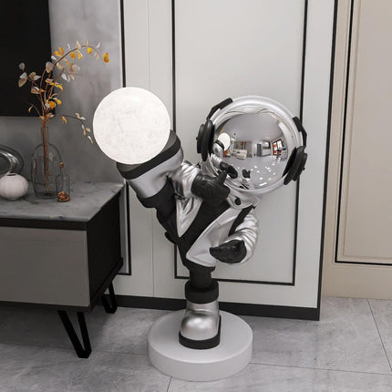 Nowoczesna Lampa Podłogowa Astronaut z Regulowanym Oświetleniem LED – Fantazyjny Design do Salonu i Sypialni 5