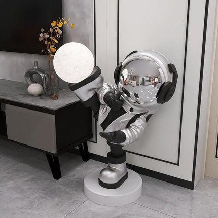 Nowoczesna Lampa Podłogowa Astronaut z Regulowanym Oświetleniem LED – Fantazyjny Design do Salonu i Sypialni 6